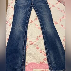 Miss Me Dark Blue Flare Jeans
